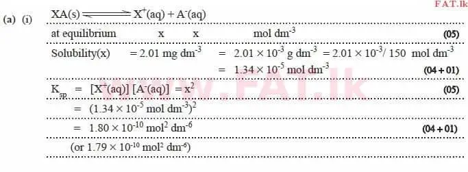 National Syllabus : Advanced Level (A/L) Chemistry - 2015 August - Paper II (English Medium) 6 3984