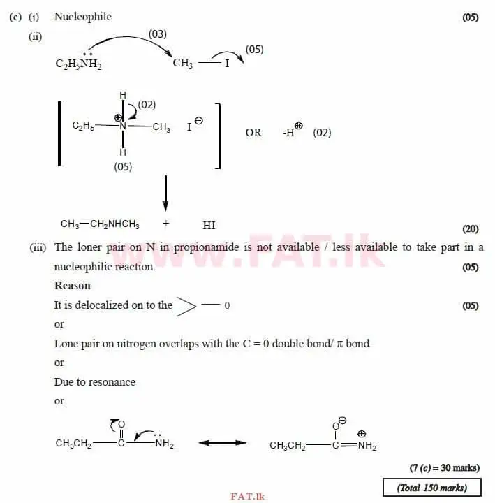 National Syllabus : Advanced Level (A/L) Chemistry - 2015 August - Paper II (English Medium) 7 3991