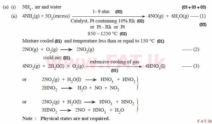 National Syllabus : Advanced Level (A/L) Chemistry - 2015 August - Paper II (English Medium) 9 3995