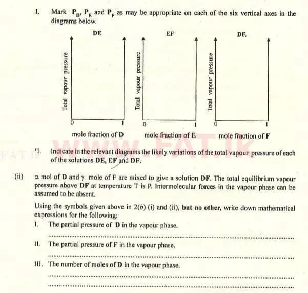 National Syllabus : Advanced Level (A/L) Chemistry - 2007 August - Paper II (English Medium) 2 2