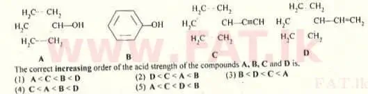 உள்ளூர் பாடத்திட்டம் : உயர்தரம் (உ/த) இரசாயனவியல் - 2009 ஆகஸ்ட் - தாள்கள் I (English மொழிமூலம்) 4 1