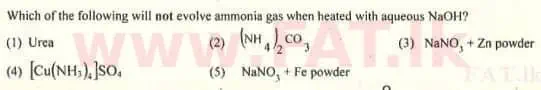 உள்ளூர் பாடத்திட்டம் : உயர்தரம் (உ/த) இரசாயனவியல் - 2009 ஆகஸ்ட் - தாள்கள் I (English மொழிமூலம்) 26 1