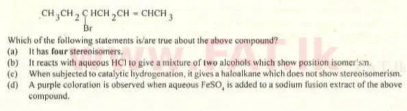 National Syllabus : Advanced Level (A/L) Chemistry - 2009 August - Paper I (English Medium) 49 2
