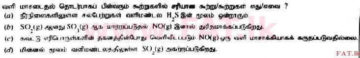 National Syllabus : Advanced Level (A/L) Chemistry - 2017 August - Paper I (தமிழ் Medium) 40 2
