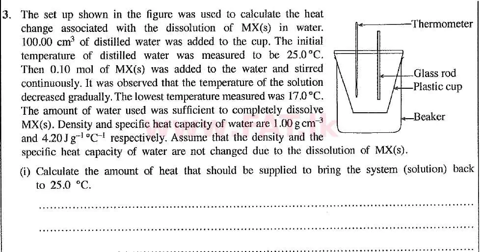 National Syllabus : Advanced Level (A/L) Chemistry - 2019 August - Paper II (New Syllabus) (English Medium) 3 1