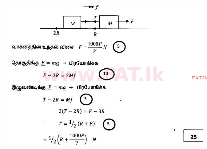 National Syllabus : Advanced Level (A/L) Combined Mathematics - 2014 August - Paper II (தமிழ் Medium) 2 3265
