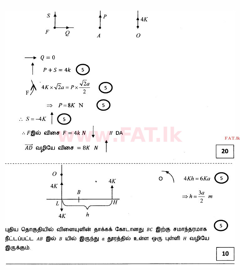 දේශීය විෂය නිර්දේශය : උසස් පෙළ (A/L) සංයුක්ත ගණිතය - 2014 අගෝස්තු - ප්‍රශ්න පත්‍රය II (தமிழ் මාධ්‍යය) 14 3285