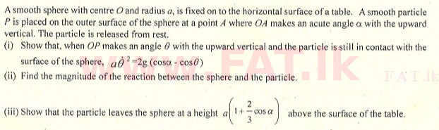 National Syllabus : Advanced Level (A/L) Combined Mathematics - 2007 August - Paper II (English Medium) 3 1