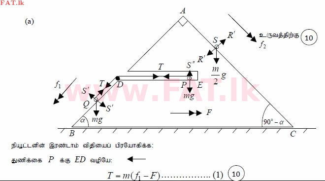 உள்ளூர் பாடத்திட்டம் : உயர்தரம் (உ/த) இணைந்த கணிதம் - 2015 ஆகஸ்ட் - தாள்கள் II (தமிழ் மொழிமூலம்) 12 3923
