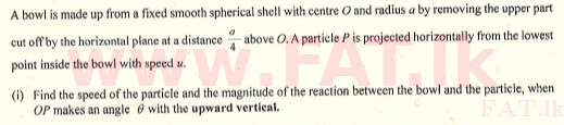 உள்ளூர் பாடத்திட்டம் : உயர்தரம் (உ/த) இணைந்த கணிதம் - 2008 ஆகஸ்ட் - தாள்கள் II (English மொழிமூலம்) 3 1