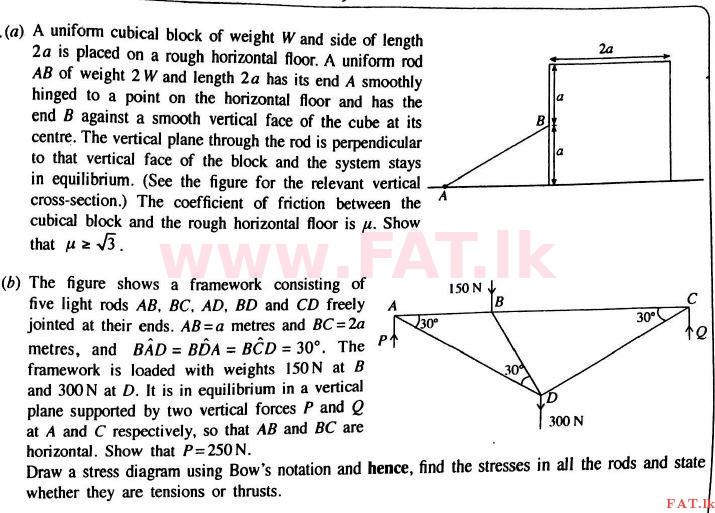 National Syllabus : Advanced Level (A/L) Combined Mathematics - 2017 August - Paper II B (English Medium) 5 1