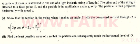 දේශීය විෂය නිර්දේශය : උසස් පෙළ (A/L) සංයුක්ත ගණිතය - 2009 අගෝස්තු - ප්‍රශ්න පත්‍රය II (English මාධ්‍යය) 3 1