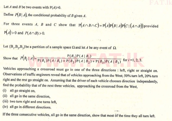 දේශීය විෂය නිර්දේශය : උසස් පෙළ (A/L) සංයුක්ත ගණිතය - 2009 අගෝස්තු - ප්‍රශ්න පත්‍රය II (English මාධ්‍යය) 8 1