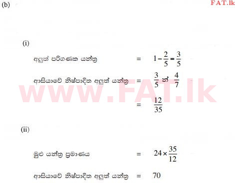 National Syllabus : Ordinary Level (O/L) Mathematics - 2013 December - Paper I (සිංහල Medium) 31 1151