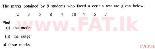 National Syllabus : Ordinary Level (O/L) Mathematics - 2011 December - Paper I A (English Medium) 15 1