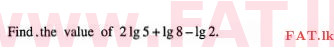 National Syllabus : Ordinary Level (O/L) Mathematics - 2011 December - Paper I A (English Medium) 20 1