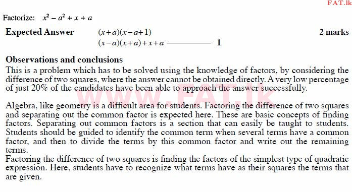 National Syllabus : Ordinary Level (O/L) Mathematics - 2011 December - Paper I A (English Medium) 16 2193