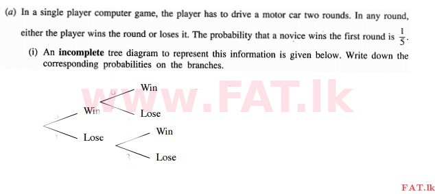 National Syllabus : Ordinary Level (O/L) Mathematics - 2011 December - Paper I B (English Medium) 4 1