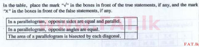 உள்ளூர் பாடத்திட்டம் : சாதாரண நிலை (சா/த) கணிதம் - 2016 டிசம்பர் - தாள்கள் I A (English மொழிமூலம்) 17 1