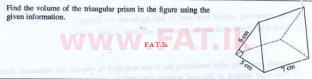 உள்ளூர் பாடத்திட்டம் : சாதாரண நிலை (சா/த) கணிதம் - 2016 டிசம்பர் - தாள்கள் I A (English மொழிமூலம்) 23 1