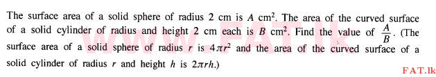 National Syllabus : Ordinary Level (O/L) Mathematics - 2015 December - Paper I (English Medium) 28 1