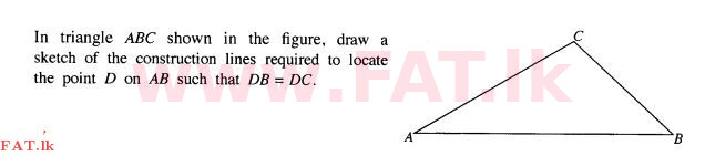 National Syllabus : Ordinary Level (O/L) Mathematics - 2015 December - Paper I (English Medium) 30 1