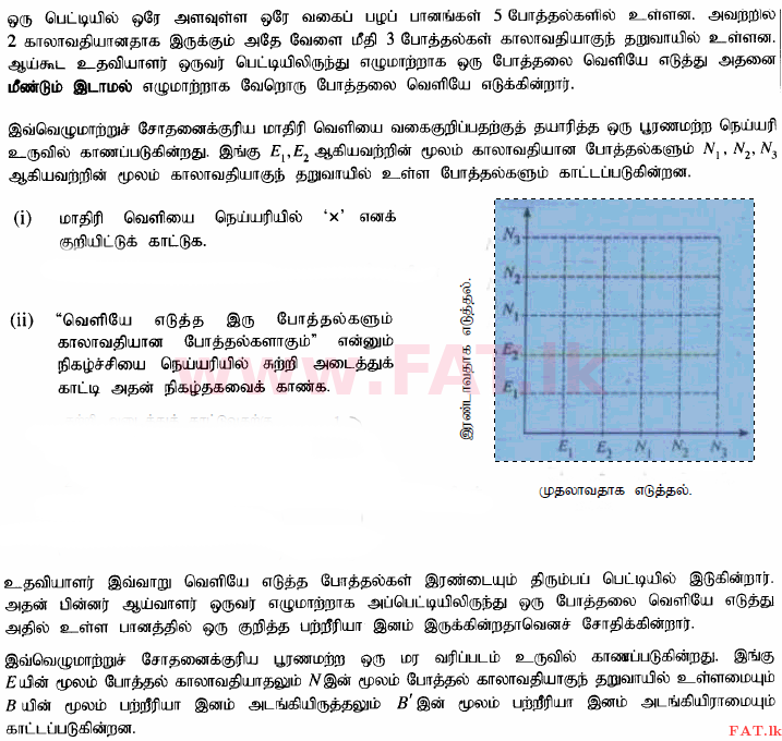 உள்ளூர் பாடத்திட்டம் : சாதாரண நிலை (சா/த) கணிதம் - 2015 டிசம்பர் - தாள்கள் I (தமிழ் மொழிமூலம்) 35 1