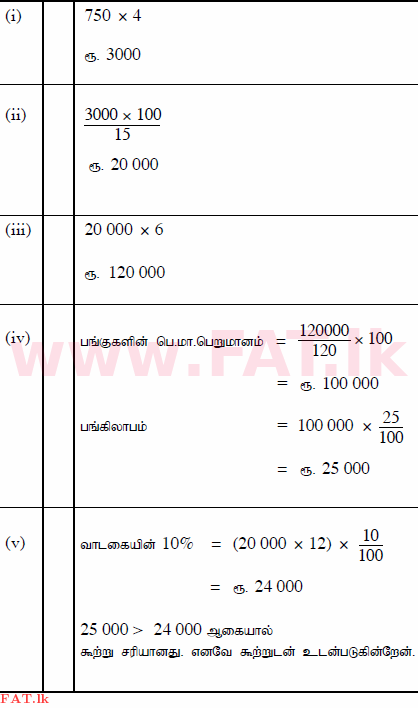 දේශීය විෂය නිර්දේශය : සාමාන්‍ය පෙළ (O/L) ගණිතය - 2015 දෙසැම්බර් - ප්‍රශ්න පත්‍රය II (தமிழ் මාධ්‍යය) 1 340