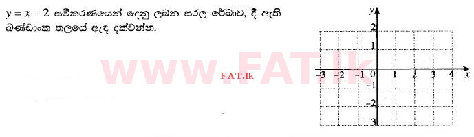 National Syllabus : Ordinary Level (O/L) Mathematics - 2014 December - Paper I (සිංහල Medium) 18 1