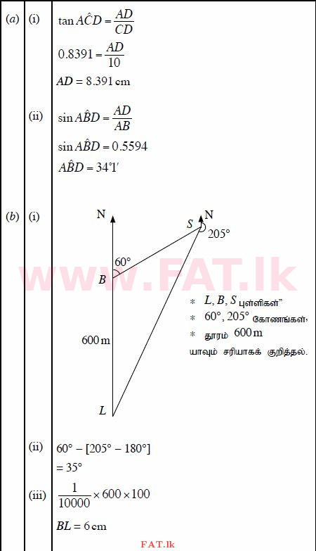National Syllabus : Ordinary Level (O/L) Mathematics - 2013 December - Paper II (தமிழ் Medium) 4 1319