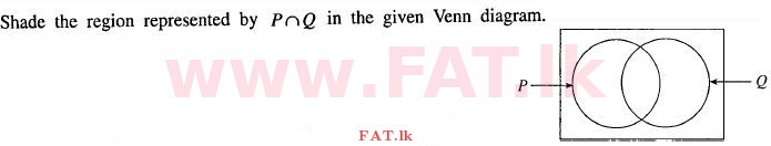 உள்ளூர் பாடத்திட்டம் : சாதாரண நிலை (சா/த) கணிதம் - 2012 டிசம்பர் - தாள்கள் I (English மொழிமூலம்) 8 1