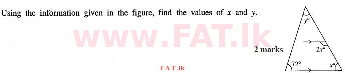 உள்ளூர் பாடத்திட்டம் : சாதாரண நிலை (சா/த) கணிதம் - 2012 டிசம்பர் - தாள்கள் I (English மொழிமூலம்) 14 1