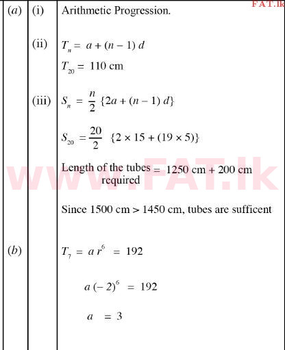 National Syllabus : Ordinary Level (O/L) Mathematics - 2012 December - Paper II (English Medium) 7 1680