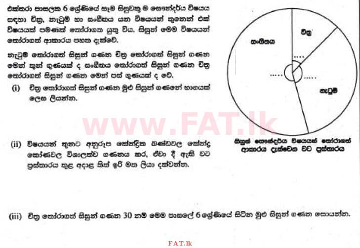 உள்ளூர் பாடத்திட்டம் : சாதாரண நிலை (சா/த) கணிதம் - 2017 டிசம்பர் - தாள்கள் I (සිංහල மொழிமூலம்) 29 1