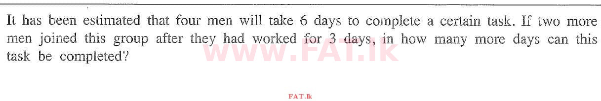 National Syllabus : Ordinary Level (O/L) Mathematics - 2020 March - Paper I (English Medium) 4 1