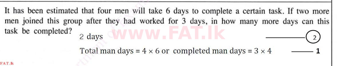 National Syllabus : Ordinary Level (O/L) Mathematics - 2020 March - Paper I (English Medium) 4 4426