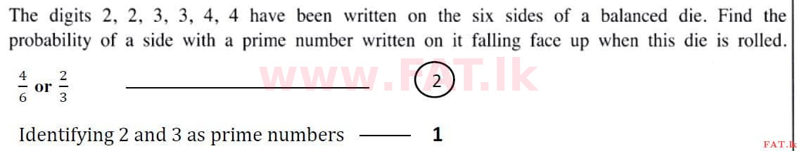 National Syllabus : Ordinary Level (O/L) Mathematics - 2020 March - Paper I (English Medium) 21 4443