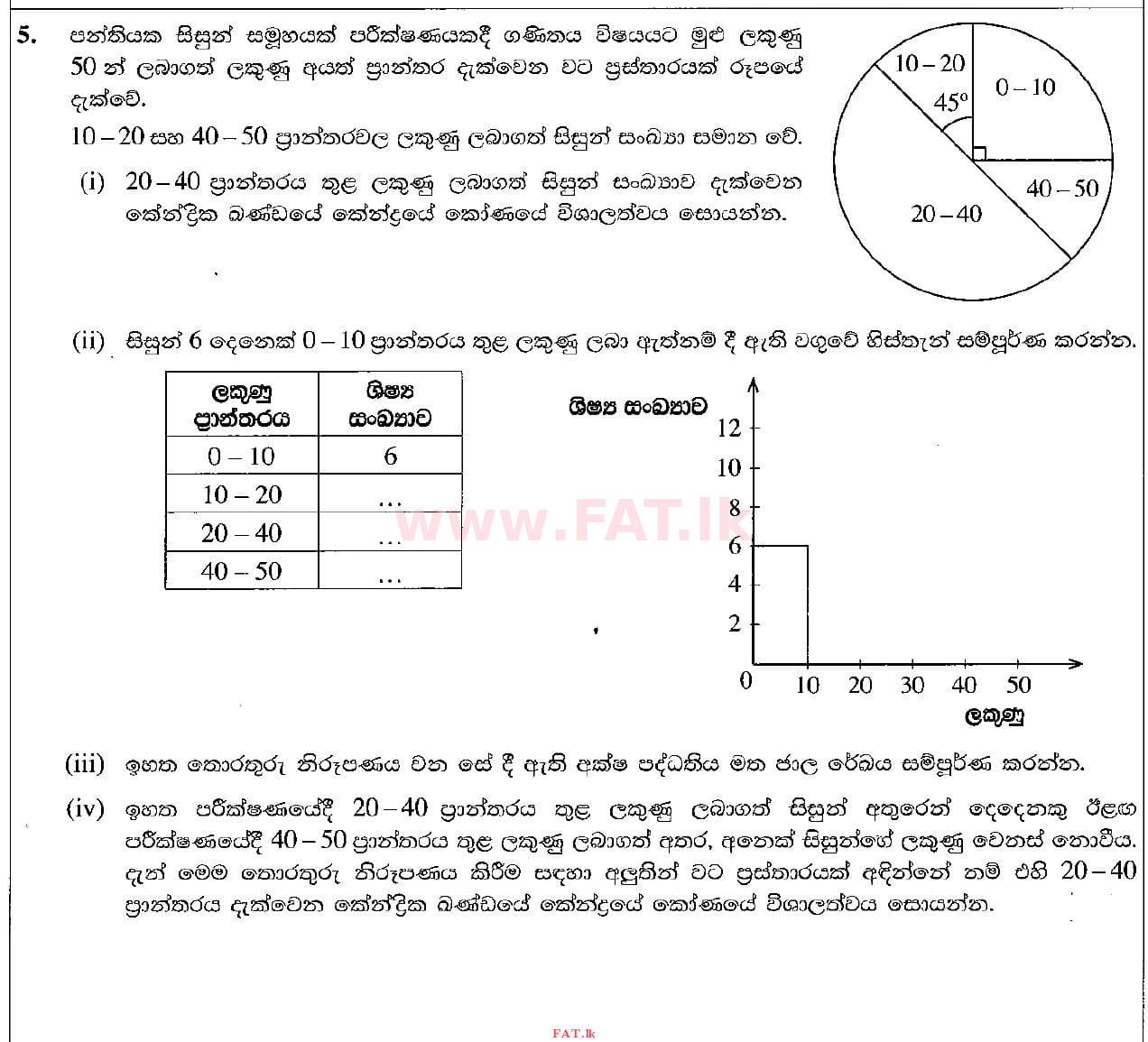 National Syllabus : Ordinary Level (O/L) Mathematics - 2021 May - Paper I (සිංහල Medium) 30 1