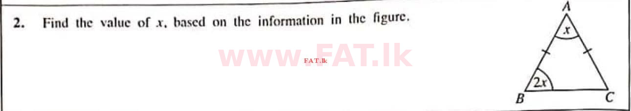 உள்ளூர் பாடத்திட்டம் : சாதாரண நிலை (சா/த) கணிதம் - 2021 மே - தாள்கள் I (English மொழிமூலம்) 2 1