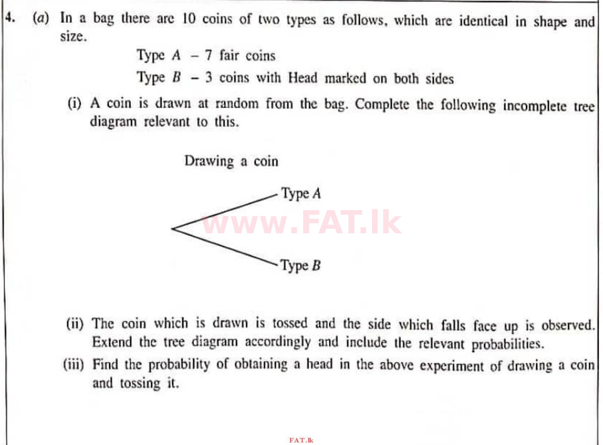 உள்ளூர் பாடத்திட்டம் : சாதாரண நிலை (சா/த) கணிதம் - 2021 மே - தாள்கள் I (English மொழிமூலம்) 29 1