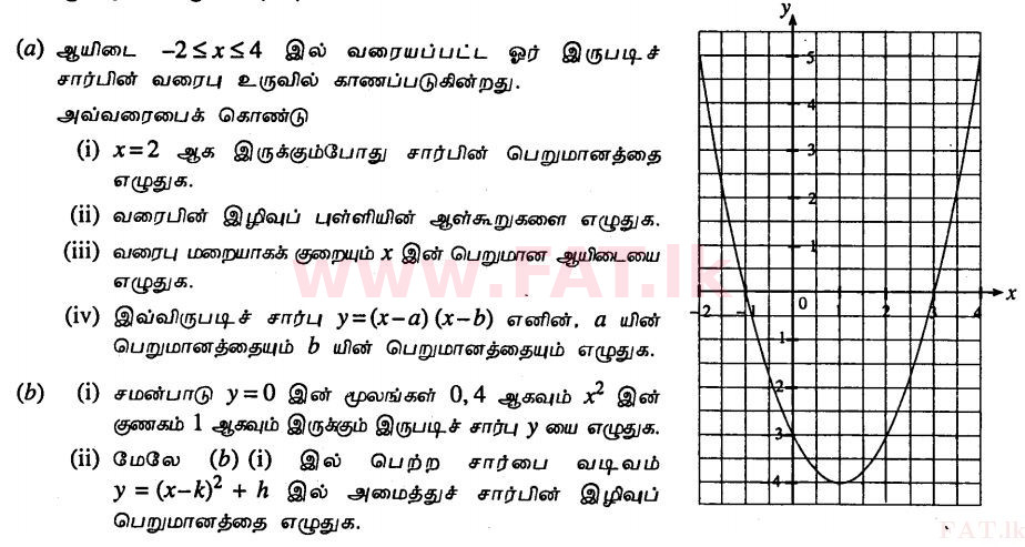 National Syllabus : Ordinary Level (O/L) Mathematics - 2011 December - Paper II A (தமிழ் Medium) 2 1