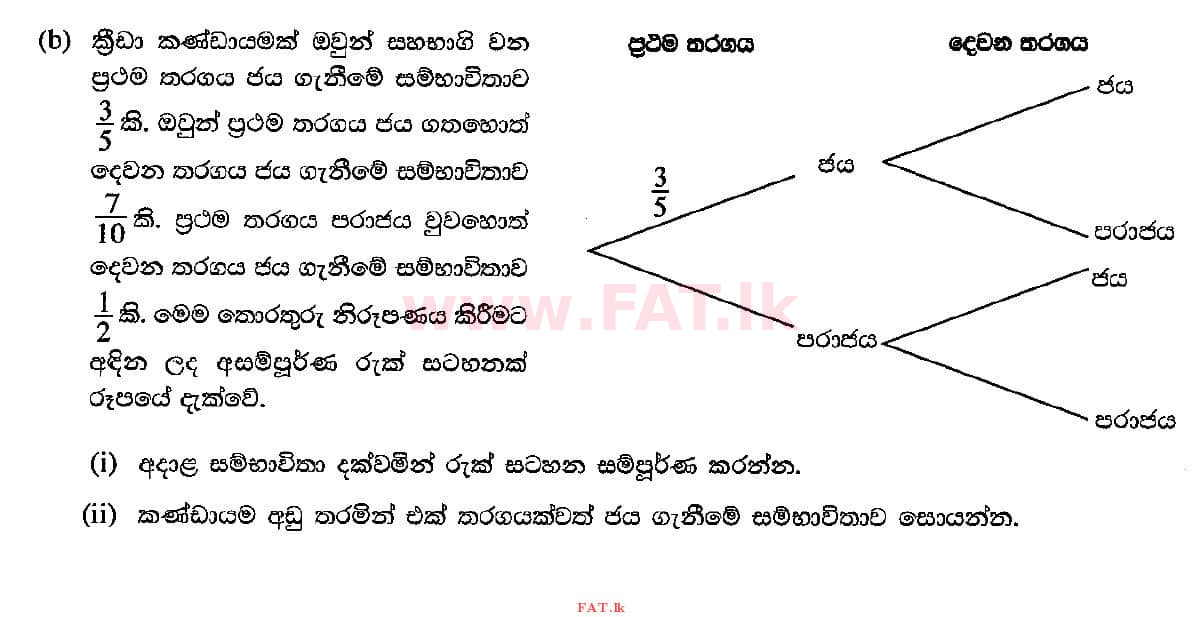 National Syllabus : Ordinary Level (O/L) Mathematics - 2018 December - Paper I (සිංහල Medium) 29 2