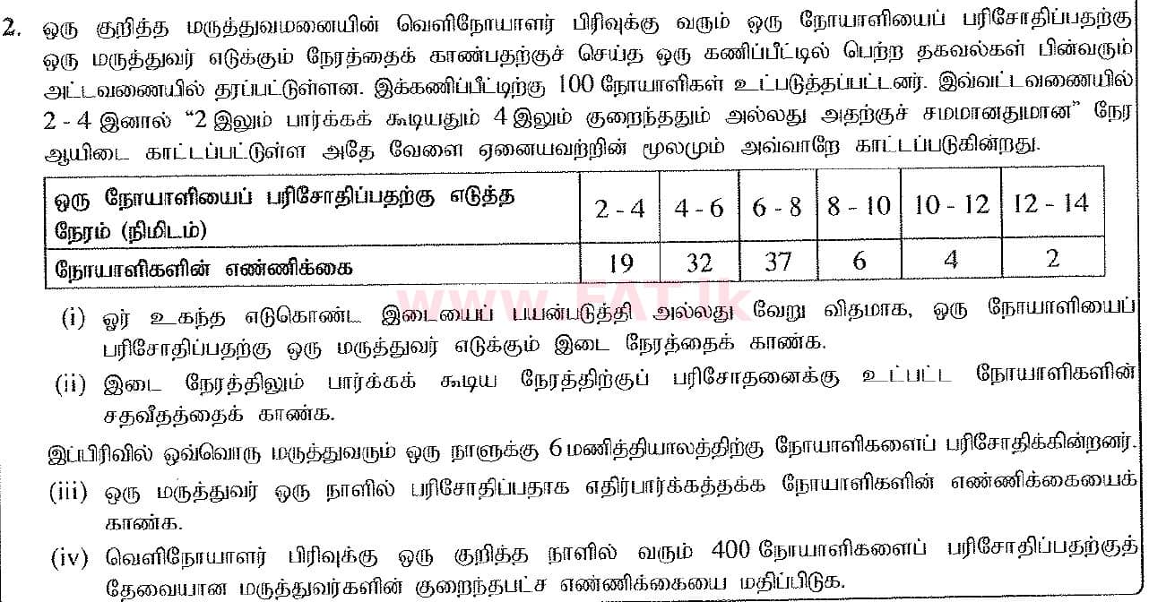 National Syllabus : Ordinary Level (O/L) Mathematics - 2016 December - Paper II (தமிழ் Medium) 2 1