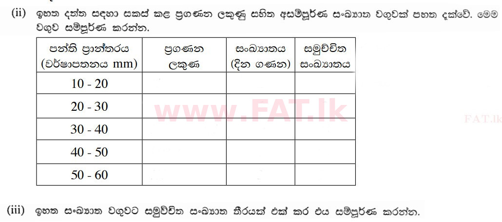 දේශීය විෂය නිර්දේශය : සාමාන්‍ය පෙළ (O/L) ගණිතය - 2011 දෙසැම්බර් - ප්‍රශ්න පත්‍රය I B (සිංහල මාධ්‍යය) 5 2
