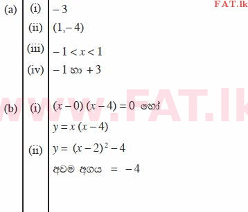 දේශීය විෂය නිර්දේශය : සාමාන්‍ය පෙළ (O/L) ගණිතය - 2011 දෙසැම්බර් - ප්‍රශ්න පත්‍රය II A (සිංහල මාධ්‍යය) 2 2144