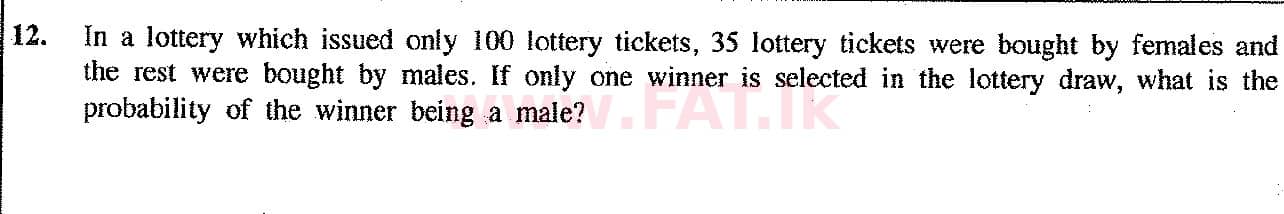 National Syllabus : Ordinary Level (O/L) Mathematics - 2017 December - Paper I (English Medium) 12 1