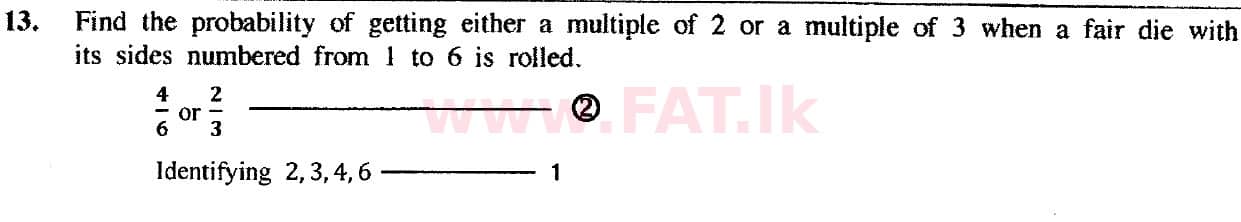 දේශීය විෂය නිර්දේශය : සාමාන්‍ය පෙළ (O/L) ගණිතය - 2018 දෙසැම්බර් - ප්‍රශ්න පත්‍රය I (English මාධ්‍යය) 13 5438