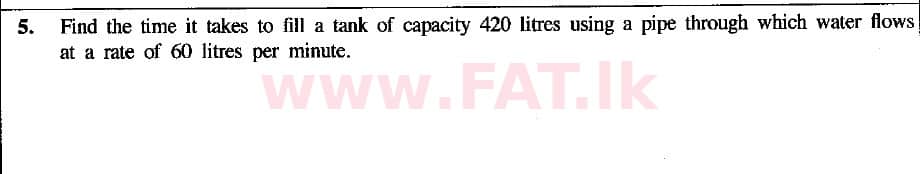 National Syllabus : Ordinary Level (O/L) Mathematics - 2019 December - Paper I (English Medium) 5 1