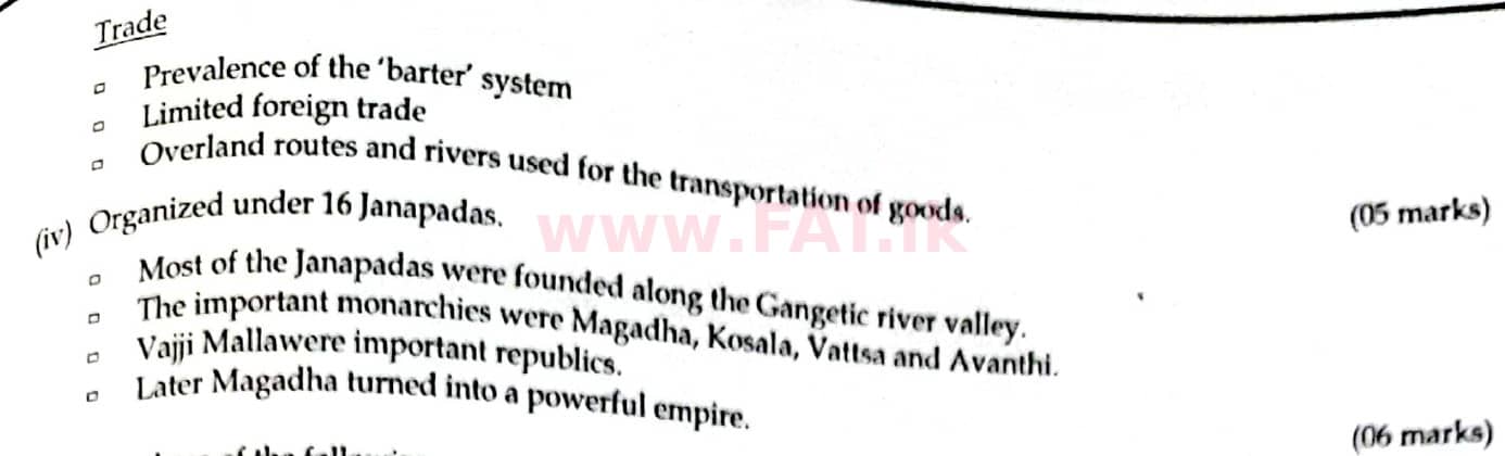 දේශීය විෂය නිර්දේශය : සාමාන්‍ය පෙළ (O/L) ඉතිහාසය - 2014 දෙසැම්බර් - ප්‍රශ්න පත්‍රය II (English මාධ්‍යය) 7 4839
