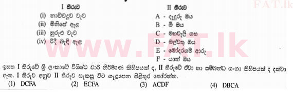 National Syllabus : Ordinary Level (O/L) History - 2013 December - Paper I (සිංහල Medium) 6 1